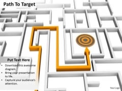 Stock Photo Path To Target PowerPoint Slide Stock Photo Path To Target PowerPoint Slide