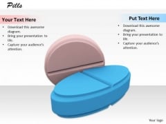 Stock Photo Pink And Blue Medicine Pills PowerPoint Slide Stock Photo Pink And Blue Medicine Pills PowerPoint Slide