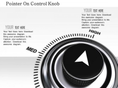 Stock Photo Pointer On Control Knob PowerPoint Slide Stock Photo Pointer On Control Knob PowerPoint Slide