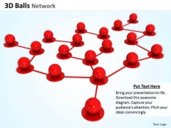 Stock Photo Red Balls In Network PowerPoint Slide Stock Photo Red Balls In Network PowerPoint Slide