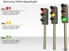 Stock Photo Red Green Yellow Signal Light PowerPoint Slide Stock Photo Red Green Yellow Signal Light PowerPoint Slide