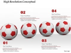 Stock Photo Red Soccer Balls High Resolution Conceptual PowerPoint Slide Stock Photo Red Soccer Balls High Resolution Conceptual PowerPoint Slide