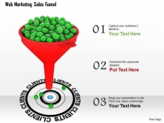 Stock Photo Sales Funnel With Target Client PowerPoint Slide Stock Photo Sales Funnel With Target Client PowerPoint Slide