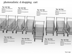 Stock Photo Shopping Carts With One Standing Out PowerPoint Slide Stock Photo Shopping Carts With One Standing Out PowerPoint Slide