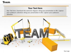 Stock Photo Team Word On Construction Site Pwerpoint Slide Stock Photo Team Word On Construction Site Pwerpoint Slide