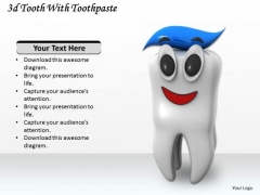 Stock Photo Teeth With Toothpaste Shows Dental Hygiene PowerPoint Slide Stock Photo Teeth With Toothpaste Shows Dental Hygiene PowerPoint Slide