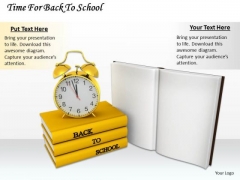 Stock Photo Time For Back To School Ppt Template Stock Photo Time For Back To School Ppt Template