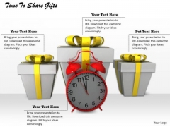 Stock Photo Time To Share Gifts Ppt Template Stock Photo Time To Share Gifts Ppt Template