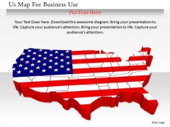 Stock Photo Us Map For Business Use PowerPoint Slide Stock Photo Us Map For Business Use PowerPoint Slide