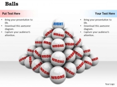 Stock Photo White Balls Making Pyramid PowerPoint Slide Stock Photo White Balls Making Pyramid PowerPoint Slide