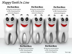 Stock Photo White Teeth With Happy Faces PowerPoint Slide Stock Photo White Teeth With Happy Faces PowerPoint Slide