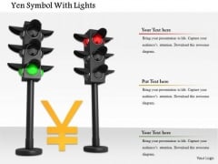 Stock Photo Yen Currency Symbol In Traffic Lights PowerPoint Slide Stock Photo Yen Currency Symbol In Traffic Lights PowerPoint Slide