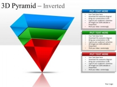 Structure 3d Pyramid Inverted PowerPoint Slides And Ppt Diagram Templates