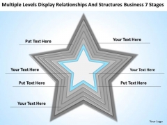 Structures Business 7 Stages Outline For Plan PowerPoint Templates