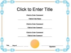 Student Achievement Certificate PowerPoint Templates Student Achievement Certificate PowerPoint Templates
