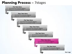Success PowerPoint Template Downward Process Of 7 Stages Time Management Ppt Image