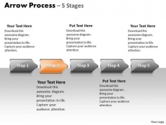 Success Ppt Arrow Process 5 Power Point Stage Style 1 Project Management PowerPoint 3 Graphic