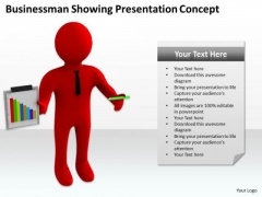 Successful Business People Businessman-showing Presentation Concept PowerPoint Templates
