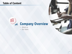 Table Of Content Overview Ppt PowerPoint Presentation Designs Download