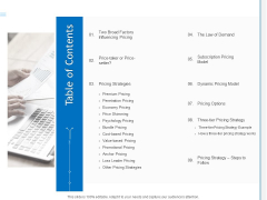 Table Of Contents Ppt PowerPoint Presentation Layouts Backgrounds PDF Table Of Contents Ppt PowerPoint Presentation Layouts Backgrounds PDF