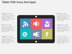 Tablet With Icons And Apps Powerpoint Templates Tablet With Icons And Apps Powerpoint Templates