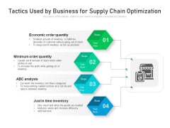 Tactics Used By Business For Supply Chain Optimization Ppt PowerPoint Presentation File Aids PDF Tactics Used By Business For Supply Chain Optimization Ppt PowerPoint Presentation File Aids PDF