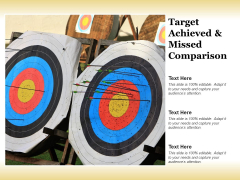 Target Achieved And Missed Comparison Ppt Powerpoint Presentation Visual Aids Deck Target Achieved And Missed Comparison Ppt Powerpoint Presentation Visual Aids Deck