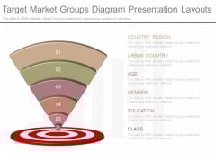 Target Market Groups Diagram Presentation Layouts Target Market Groups Diagram Presentation Layouts