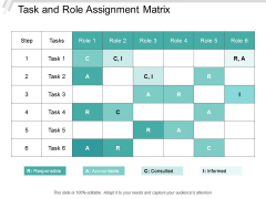 Task And Role Assignment Matrix Ppt Powerpoint Presentation Professional Ideas