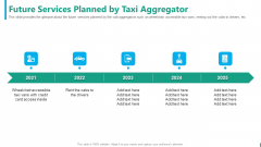 Taxi Aggregator Future Services Planned By Taxi Aggregator Inspiration PDF