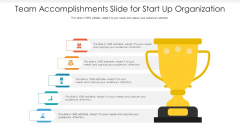 Team Accomplishments Slide For Start Up Organization Ppt PowerPoint Presentation Gallery Brochure PDF Team Accomplishments Slide For Start Up Organization Ppt PowerPoint Presentation Gallery Brochure PDF