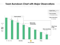 Team Burndown Chart With Major Observations Ppt PowerPoint Presentation Professional Template PDF Team Burndown Chart With Major Observations Ppt PowerPoint Presentation Professional Template PDF