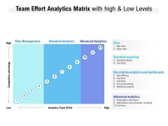 Team Effort Analytics Matrix With High And Low Levels Ppt PowerPoint Presentation Ideas Example Team Effort Analytics Matrix With High And Low Levels Ppt PowerPoint Presentation Ideas Example