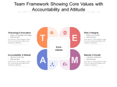 Team Framework Showing Core Values With Accountability And Attitude Ppt PowerPoint Presentation File Graphics PDF Team Framework Showing Core Values With Accountability And Attitude Ppt PowerPoint Presentation File Graphics PDF