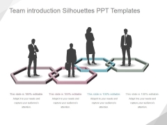 Team Introduction Silhouettes Ppt PowerPoint Presentation Samples