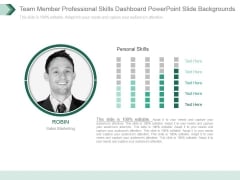 Team Member Professional Skills Dashboard Powerpoint Slide Backgrounds Team Member Professional Skills Dashboard Powerpoint Slide Backgrounds