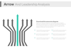 Team Of Arrows With Leader Powerpoint Slides Team Of Arrows With Leader Powerpoint Slides
