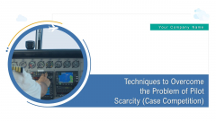 Techniques To Overcome The Problem Of Pilot Scarcity Case Competition Ppt PowerPoint Presentation Complete Deck With Slides Techniques To Overcome The Problem Of Pilot Scarcity Case Competition Ppt PowerPoint Presentation Complete Deck With Slides