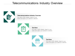 Telecommunications Industry Overview Ppt PowerPoint Presentation Infographics Icon Cpb Pdf