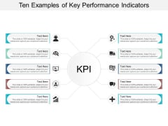 Ten Examples Of Key Performance Indicators Ppt Powerpoint Presentation Layouts Professional Ten Examples Of Key Performance Indicators Ppt Powerpoint Presentation Layouts Professional