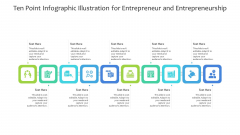 Ten Point Infographic Illustration For Entrepreneur And Entrepreneurship Ppt PowerPoint Presentation File Format PDF