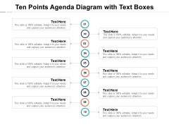 Ten Points Agenda Diagram With Text Boxes Ppt PowerPoint Presentation File Diagrams Ten Points Agenda Diagram With Text Boxes Ppt PowerPoint Presentation File Diagrams