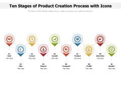 Ten Stages Of Product Creation Process With Icons Ppt PowerPoint Presentation File Brochure PDF Ten Stages Of Product Creation Process With Icons Ppt PowerPoint Presentation File Brochure PDF