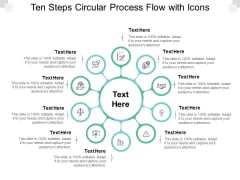Ten Steps Circular Process Flow With Icons Ppt PowerPoint Presentation Pictures Slideshow Ten Steps Circular Process Flow With Icons Ppt PowerPoint Presentation Pictures Slideshow