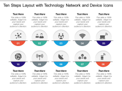 Ten Steps Layout With Technology Network And Device Icons Ppt PowerPoint Presentation Outline Inspiration Ten Steps Layout With Technology Network And Device Icons Ppt PowerPoint Presentation Outline Inspiration