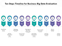 Ten Steps Timeline For Business Big Data Evaluation Ppt PowerPoint Presentation Gallery Portfolio PDF Ten Steps Timeline For Business Big Data Evaluation Ppt PowerPoint Presentation Gallery Portfolio PDF