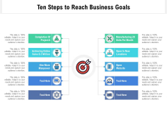 Ten Steps To Reach Business Goals Ppt PowerPoint Presentation File Guidelines Ten Steps To Reach Business Goals Ppt PowerPoint Presentation File Guidelines