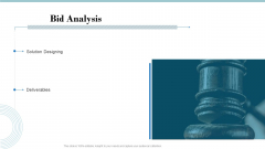 Tender Assessment Bid Analysis Ppt Show Ideas PDF