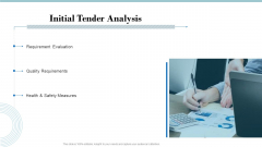 Tender Assessment Initial Tender Analysis Ppt Model Show PDF Tender Assessment Initial Tender Analysis Ppt Model Show PDF