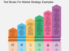 Text Boxes For Market Strategy Examples Powerpoint Template Text Boxes For Market Strategy Examples Powerpoint Template